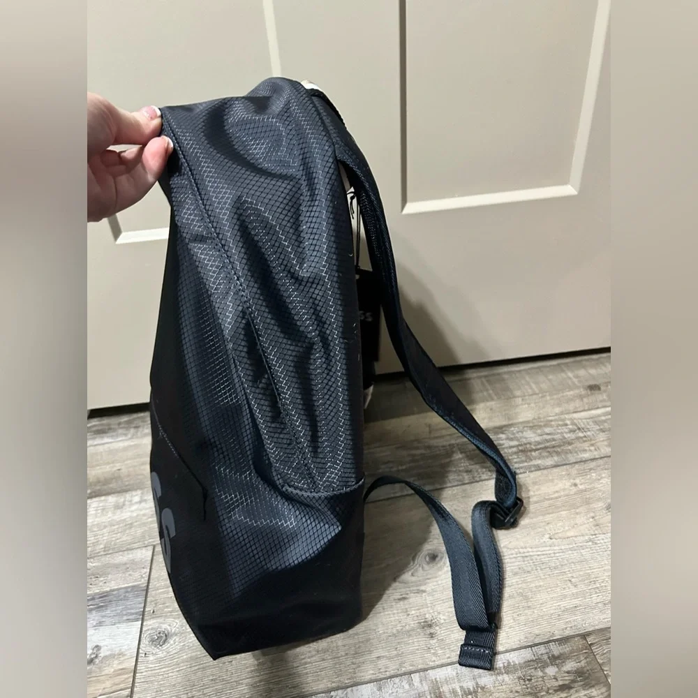 Boss Men's Navy Textured Logo Backpack